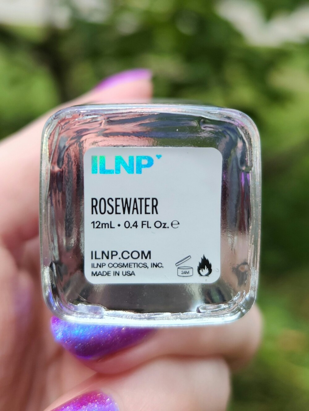 ILNP โจ๏ธ Rosewater ๐ Color Kissed Ultra Holo Polish - Picture 4 of 5
